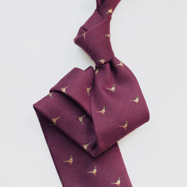 Wool tie #008