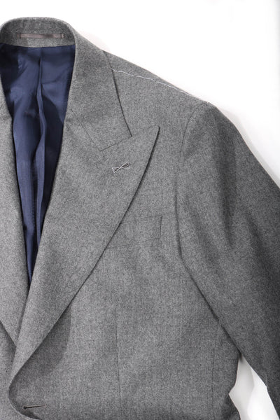 MTO flannel jacket grey